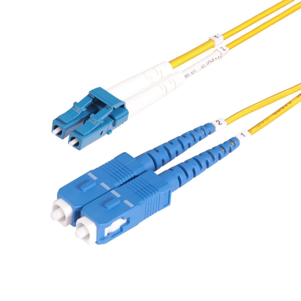 StarTech LC to SC OS2 Single Mode Fiber Cable, 8m, 9/125µm, 100G, LSZH