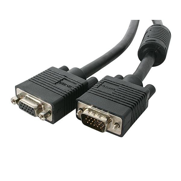 StarTech VGA Monitor Extension Cable, 25 ft, Coaxial, Male-Female, 75 Ohm
