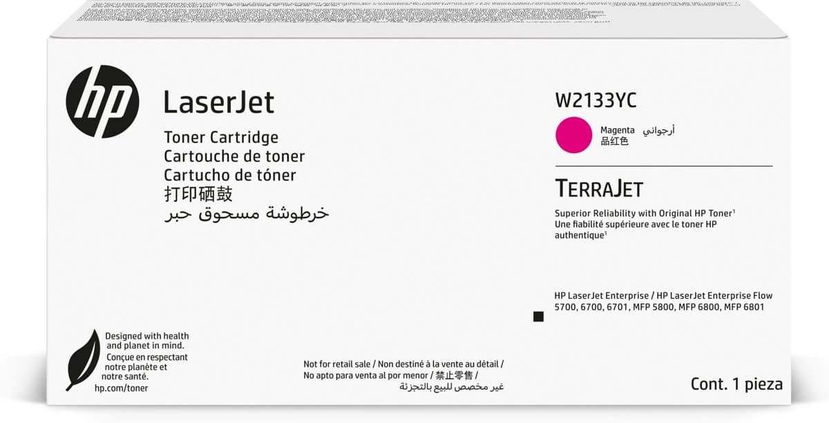 HP W2133YC Magenta LaserJet Toner Cartridge, 12000-Page Yield