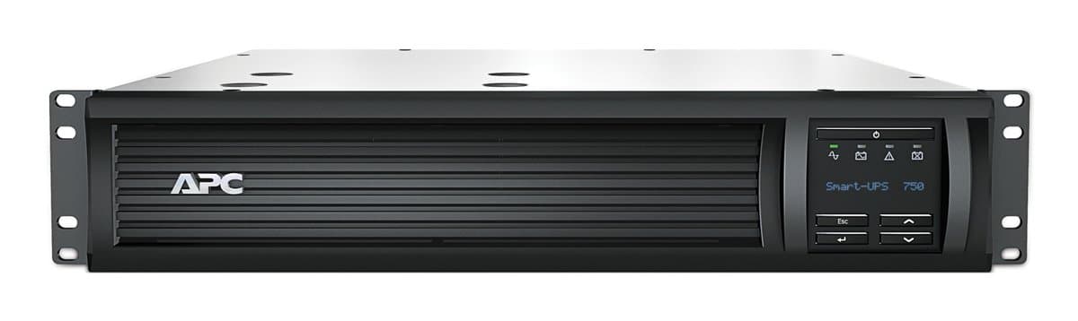 APC Smart-UPS 750VA, 2U Rackmount, Line-Interactive, 110–125V, 6 Outlets