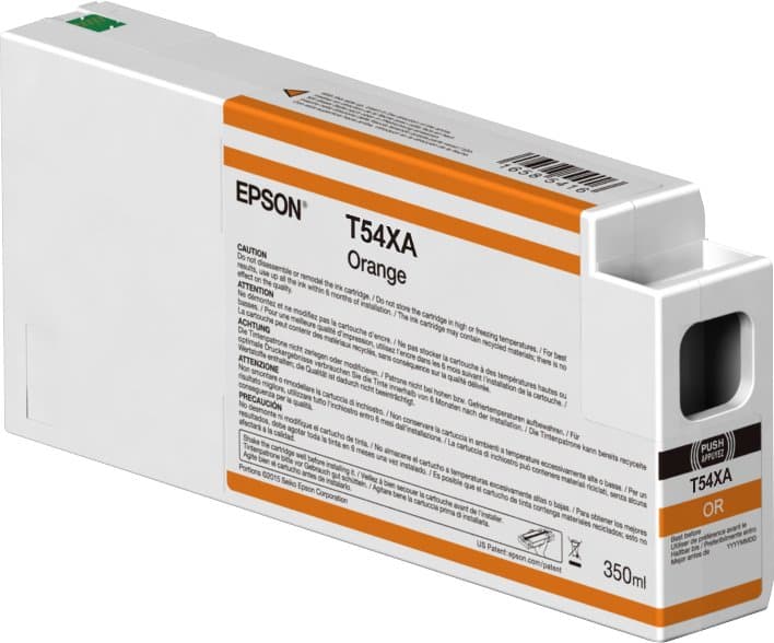 Epson UltraChrome HDX Orange T54XA00 Ink, 350ml, Single Pack