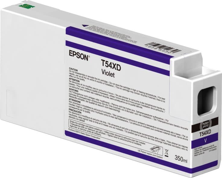 Epson UltraChrome HDX T54XD00 Violet Ink, 350 ml, Single Pack