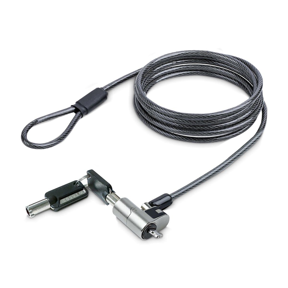 StarTech Nano Laptop Cable Lock, 6 ft, Anti-Theft, Cut-Resistant
