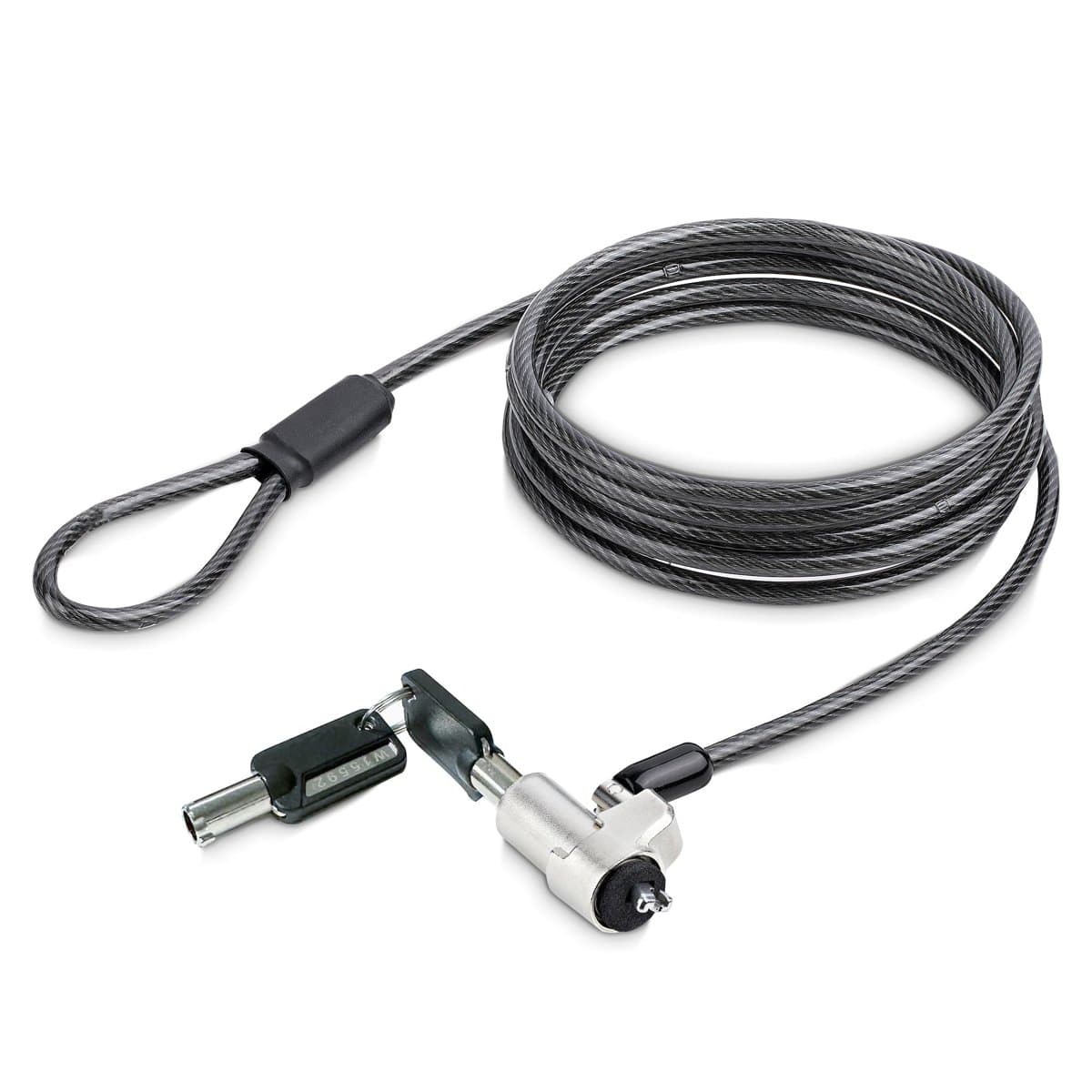 StarTech Laptop Lock, Keyed Cable Lock, 2m, Noble Wedge Compatible