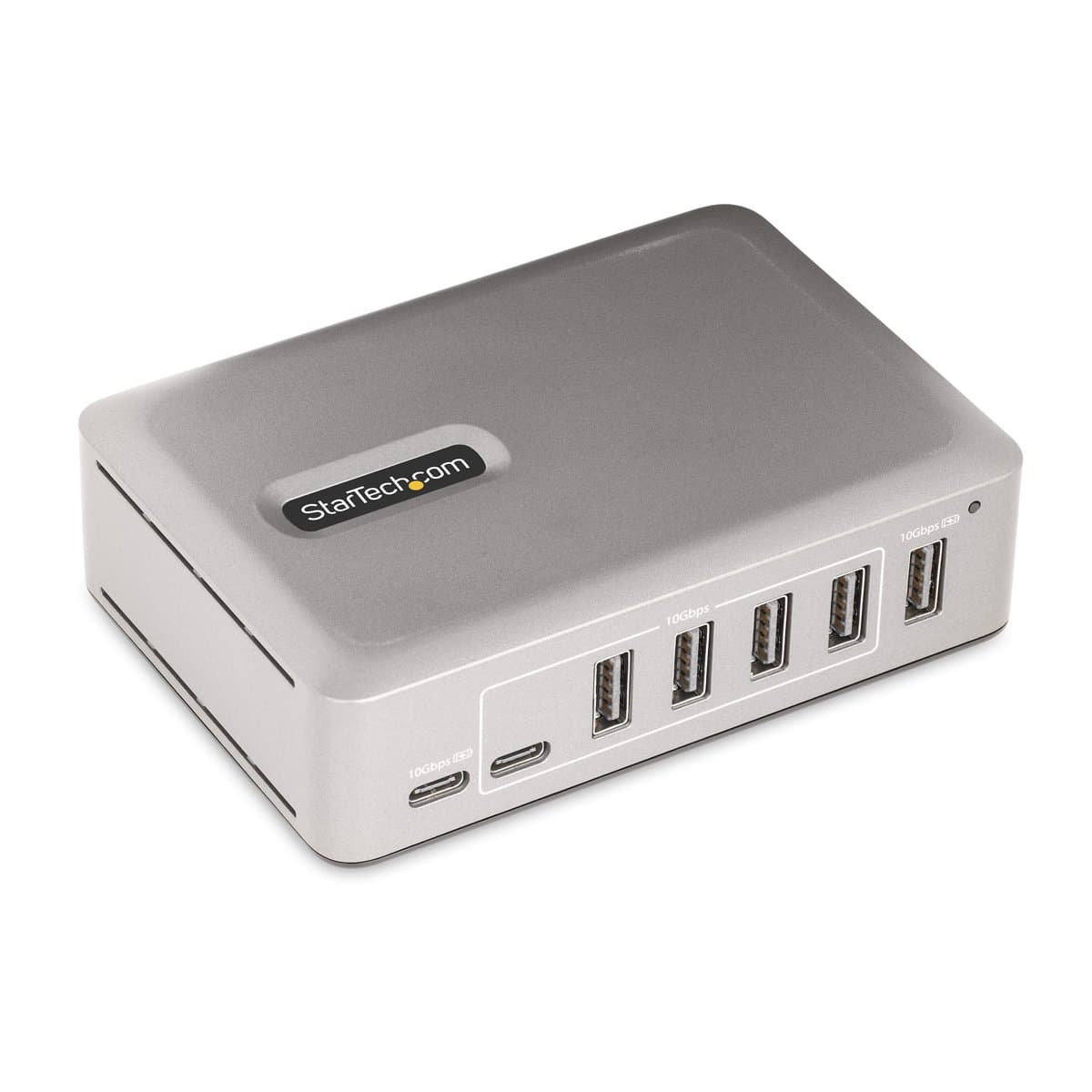 StarTech 7-Port USB-C Hub, 5× USB-A + 2× USB-C, 10 Gbps, 65W Self-Powered
