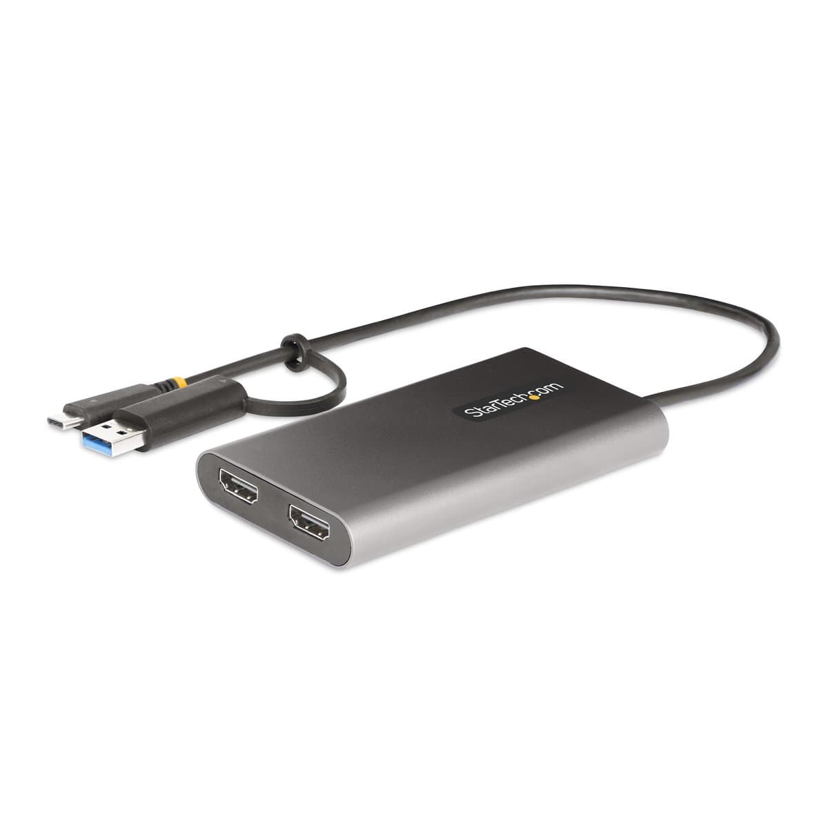 StarTech USB-C Dual-HDMI, Multi-Monitor Converter, 4K 60Hz, 100W PD