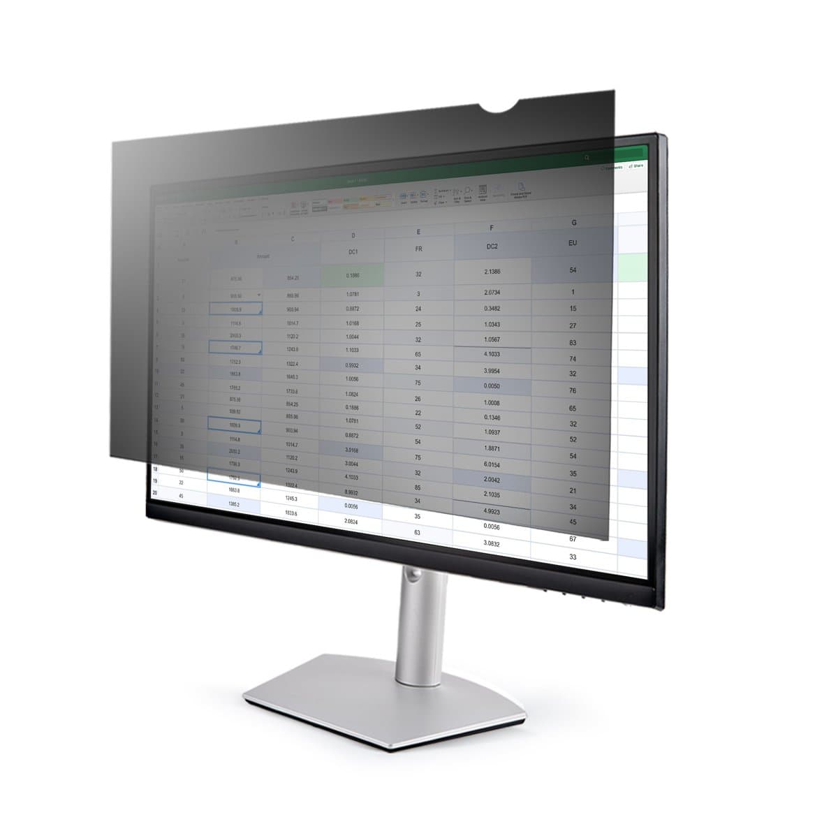 StarTech 22-Inch, Monitor Privacy Filter, 16:9, Anti-Glare, Blue Light Reduction
