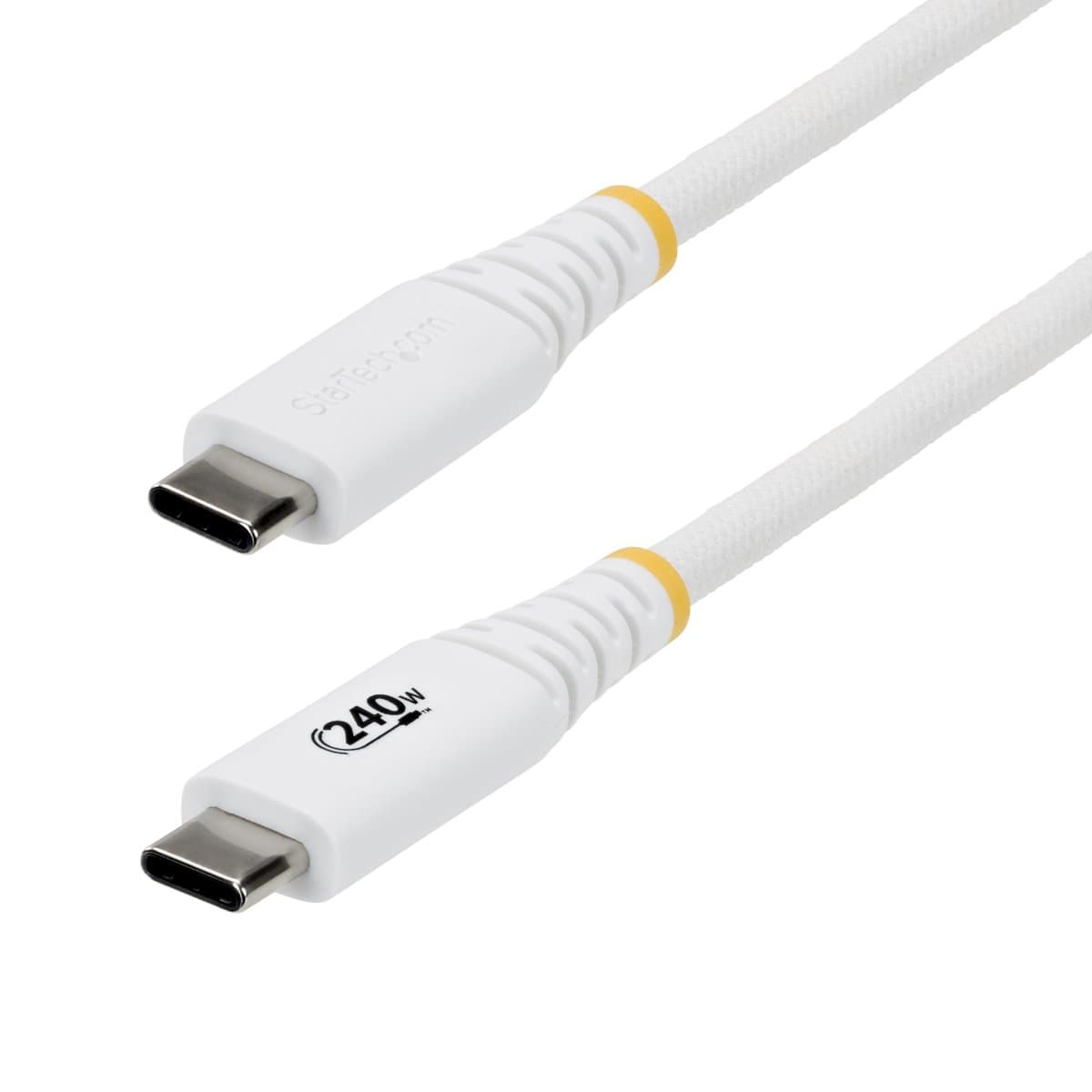 StarTech USB-C Charging Cable, 240W Power Delivery, 3 ft, USB 2.0