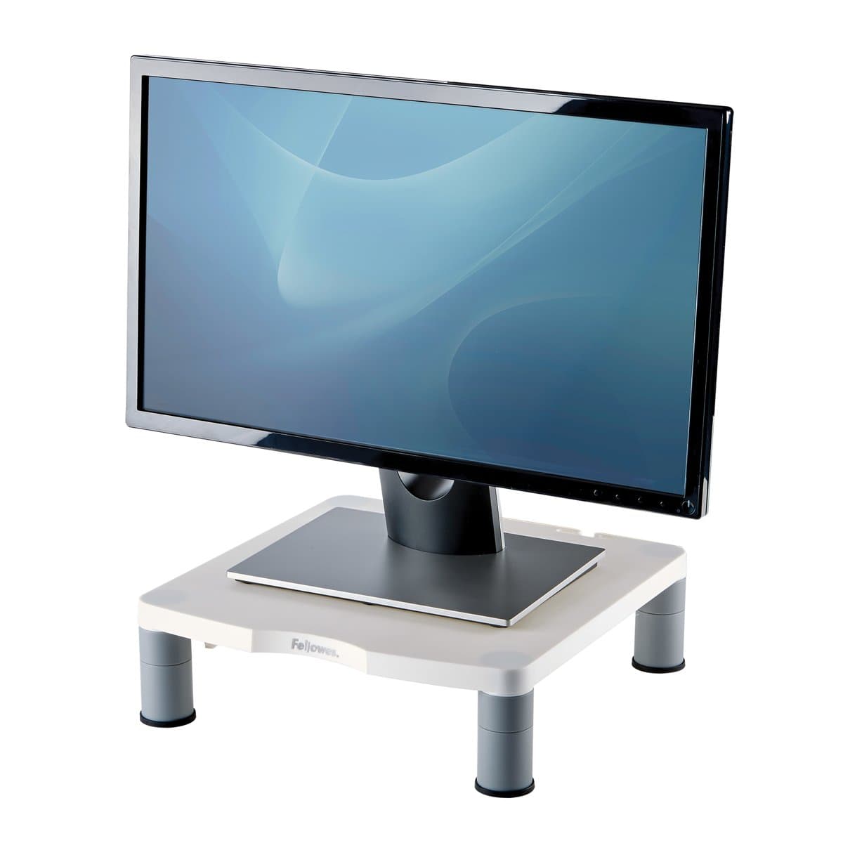 Fellowes Standard Monitor Riser/Shelf Up To 60lbs - Platinum