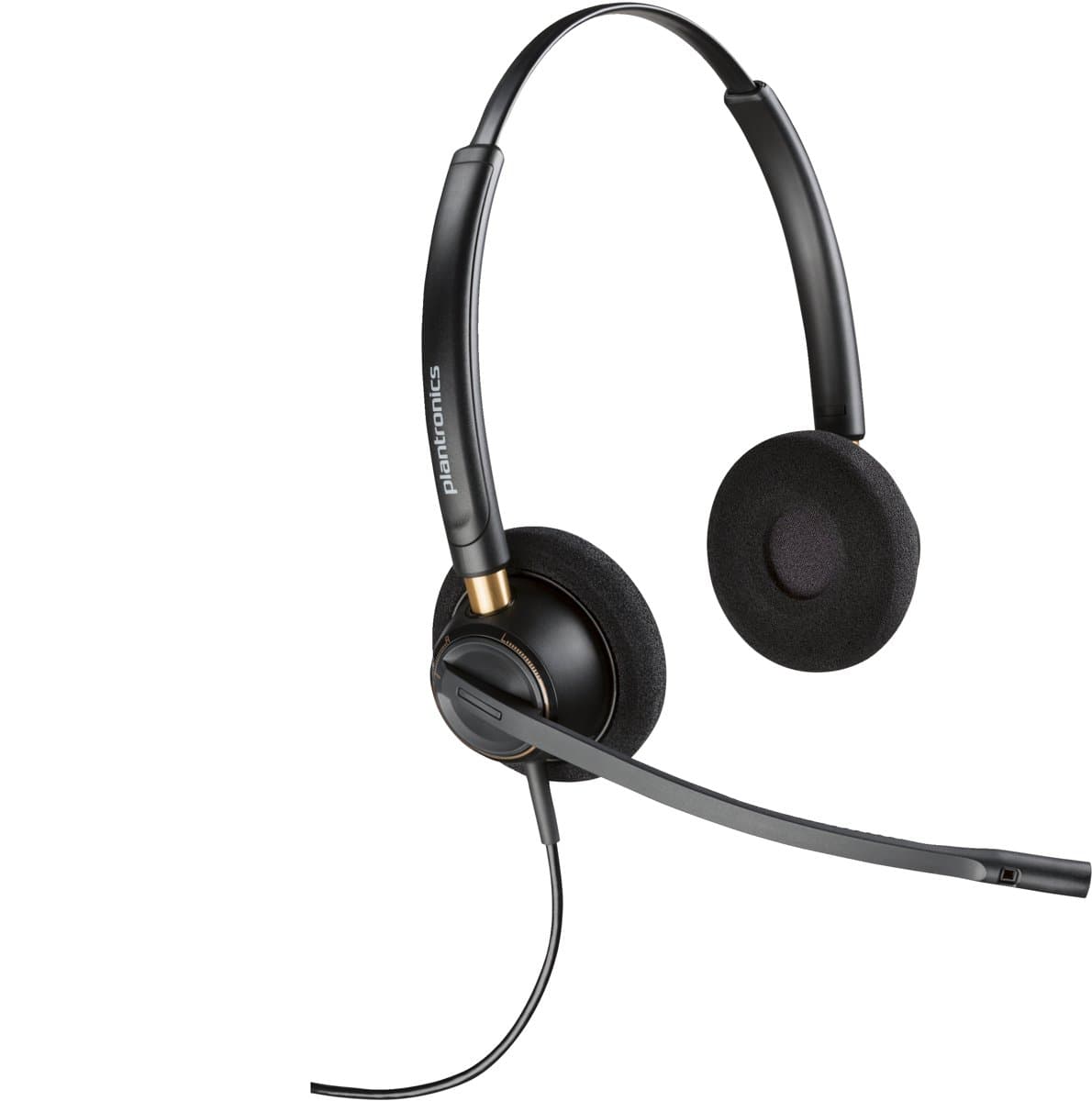 Poly EncorePro HW520 Binaural Headset, Wired, 150–6800 Hz, 74g, 0.785m