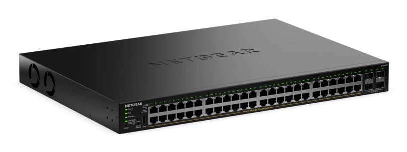 Netgear S350v2 Managed Switch, 48× Gigabit Ethernet, PoE+, L2/L3, 104Gbps