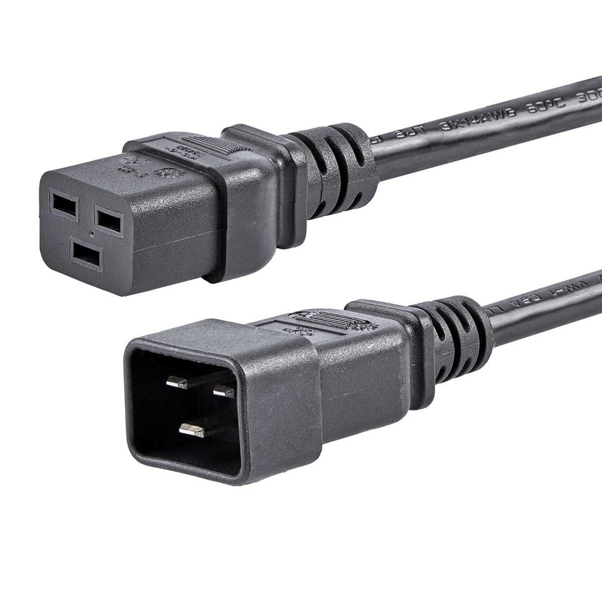 StarTech Power Extension Cord, C19 to C20, 6 ft, 15A 250V, 14 AWG