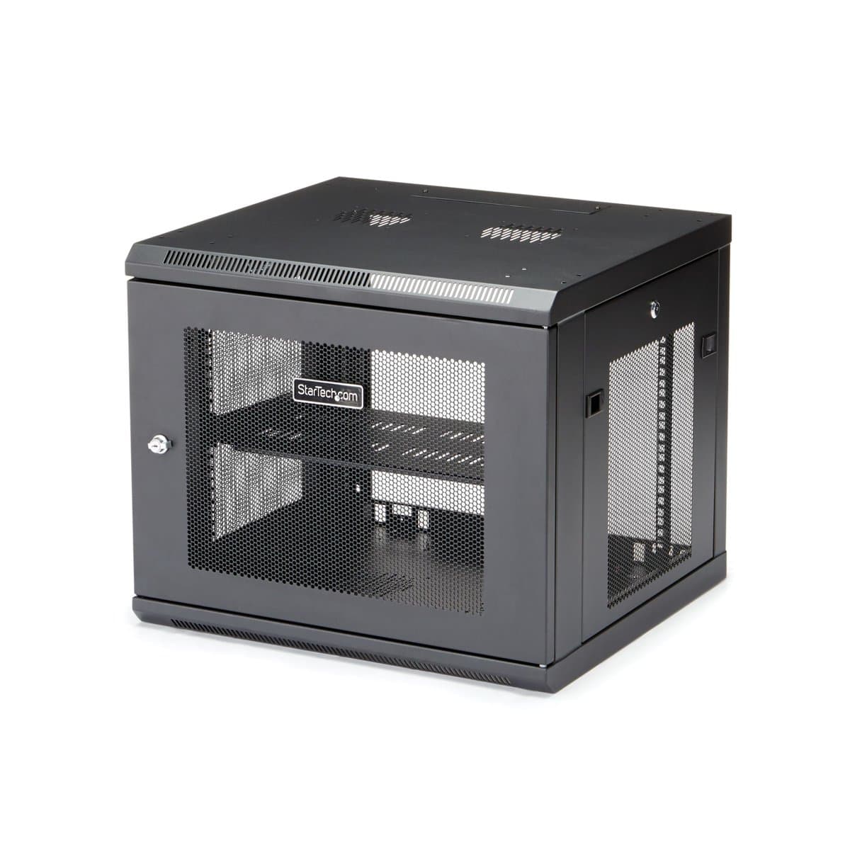 StarTech 9U Wall-Mount Cabinet, Network Rack, 90kg Max, 4-Post