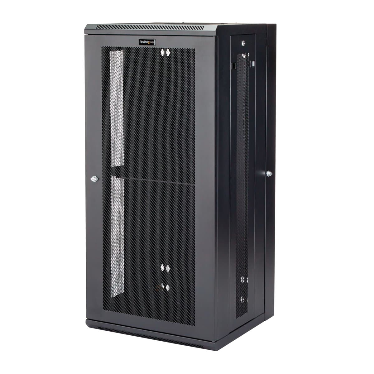 StarTech 26U Wall Mount Cabinet, 90kg Capacity, Hinged, Cable Management