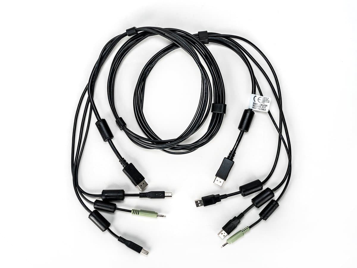 Vertiv Avocent CBL0104 KVM Cable, 6ft, 1 DisplayPort, 2 USB, 1 Audio