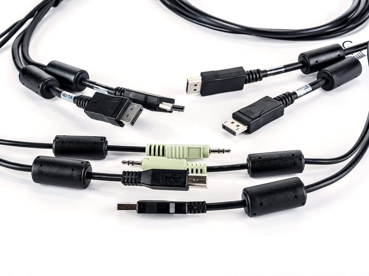 Vertiv Avocent KVM Cable, 6 ft, 2x DisplayPort, USB, Audio