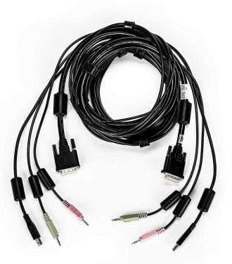 Vertiv 10ft Cable Assembly 1-DVI-I/1-USB/2-Audio