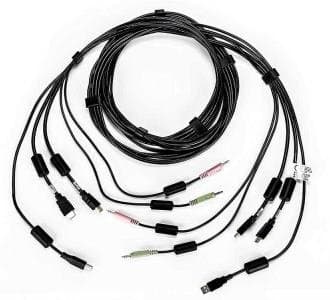 Vertiv Avocent CBL0129 KVM Cable, 3 m, USB Keyboard/Mouse, HDMI Audio