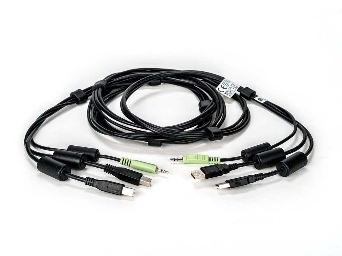 Vertiv Avocent CBL0133 KVM Cable, 3 m, USB Keyboard/Mouse, 3.5mm Audio