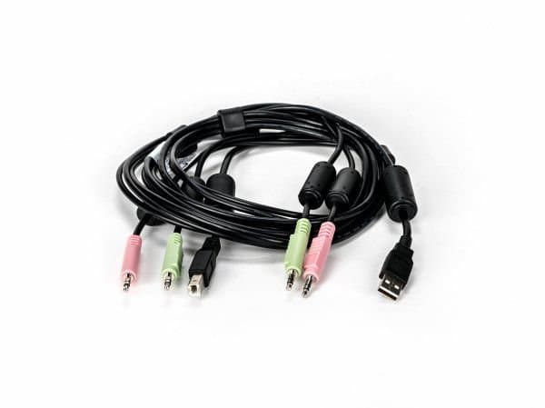 Vertiv Avocent CBL0134 Keyboard/Mouse Cable, 1.8 m, USB, 2× 3.5mm Audio