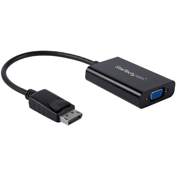 StarTech DisplayPort to VGA Adapter with Audio, 1920×1200 Max, Active Converter, 0–70°C