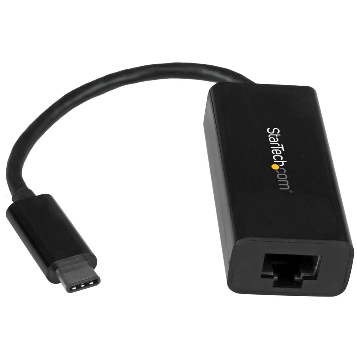 StarTech USB-C to Gigabit Ethernet Adapter, TB3 Compat, RJ45, Bus-Powered