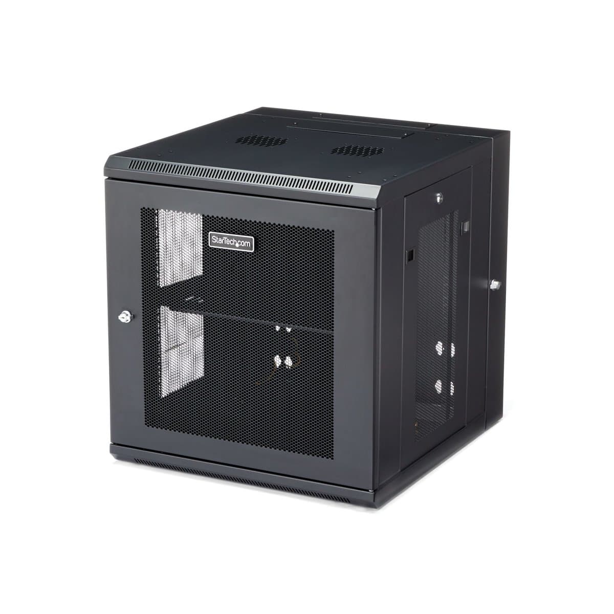StarTech 4-Post 12U Wall Mount Network Cabinet, 19", 90 kg, Hinged