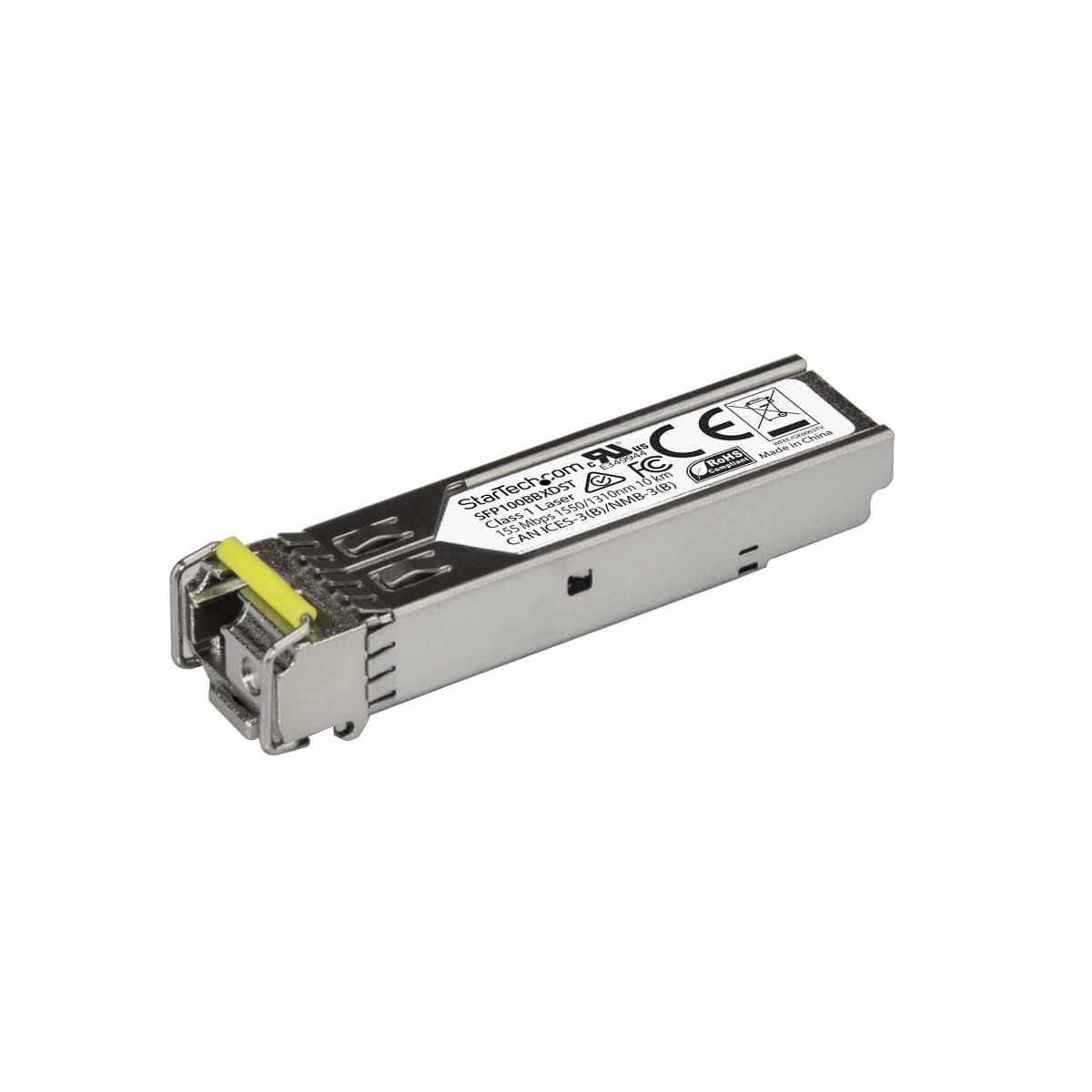 StarTech 100BASE-BX SFP Module, 100 Mbps, Single Mode Fiber, LC, 10 km