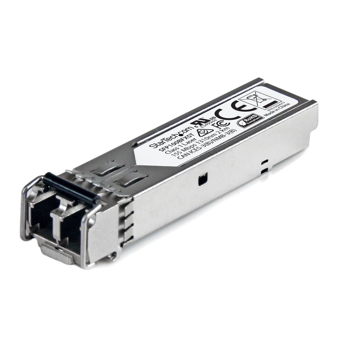 StarTech 100BASE-FX SFP Transceiver, Multi Mode, LC, 155 Mbps, 2 km