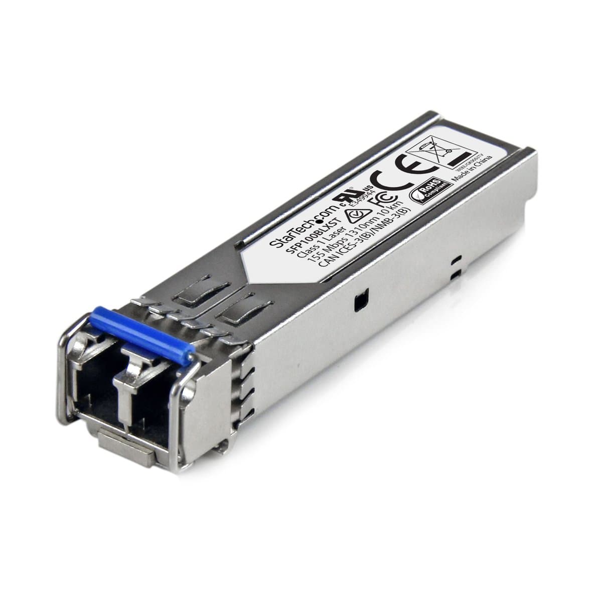 StarTech 100BASE-LX SFP Transceiver Module, Single Mode, LC, 10km, 1310nm