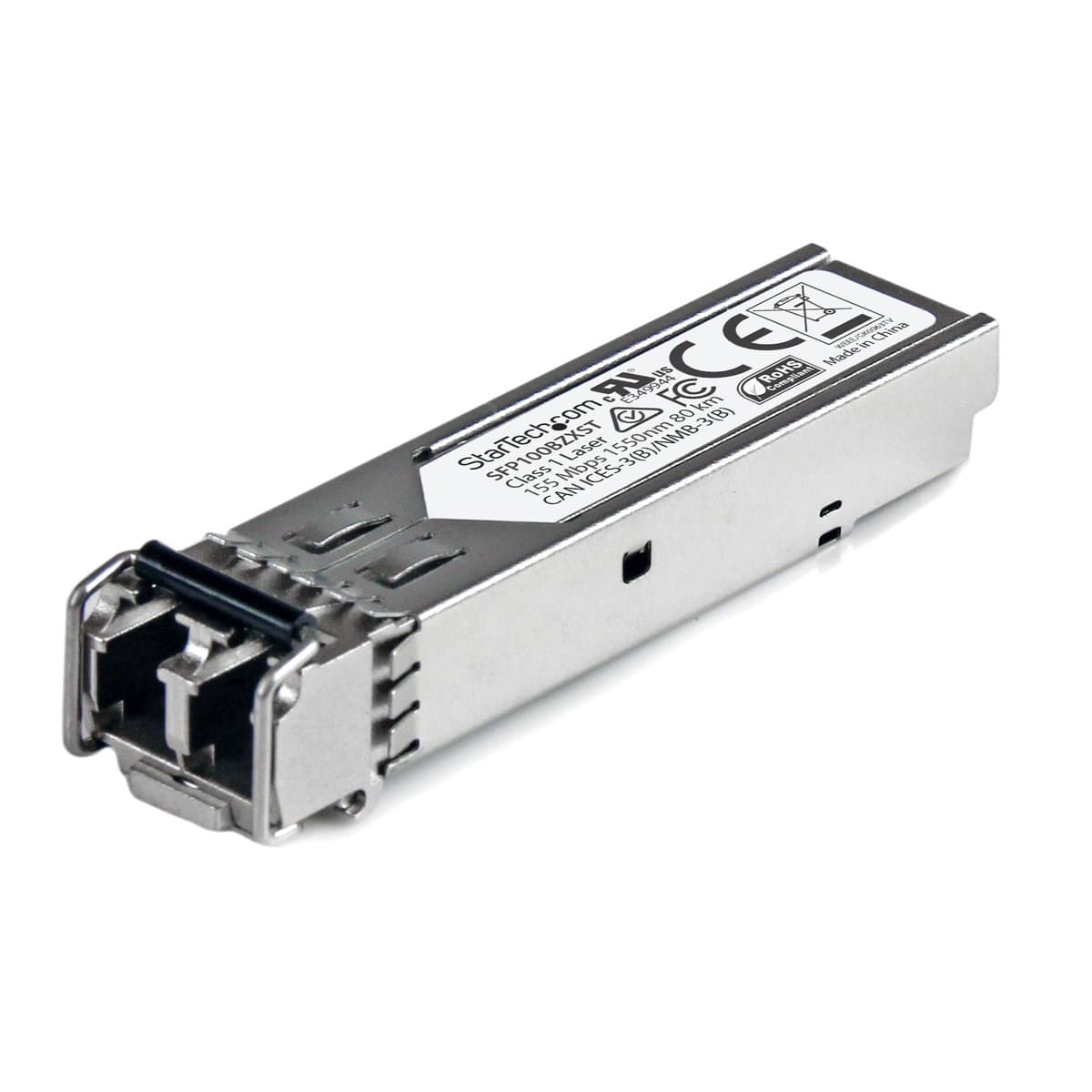 StarTech 100BASE-ZX SFP, Single-Mode Fiber, 1550nm, 80km, LC