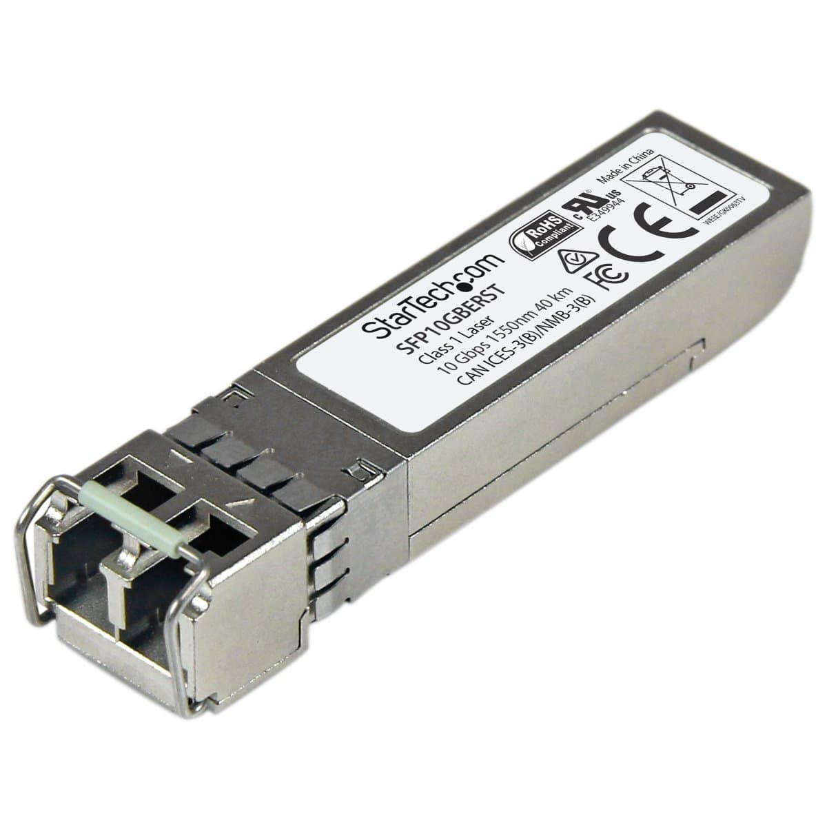 StarTech SFP+ 10GBASE-ER Transceiver Module, 10 Gbps, Single Mode Fiber, LC, 40 km