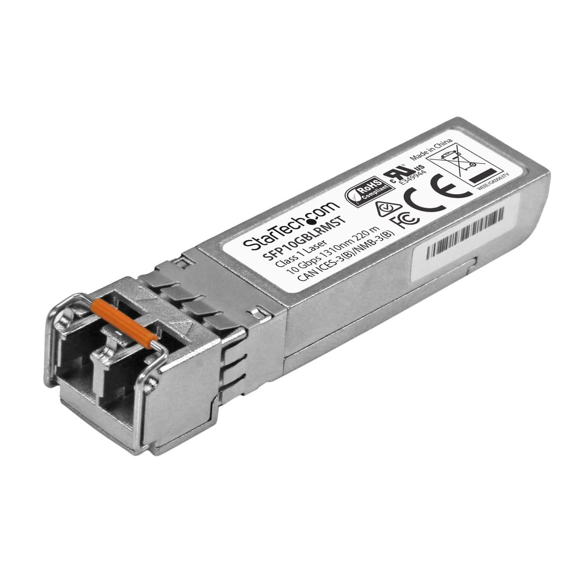 StarTech 10GBASE-LRM SFP+ Module, 10 Gbps, Multi-Mode Fiber, 220m