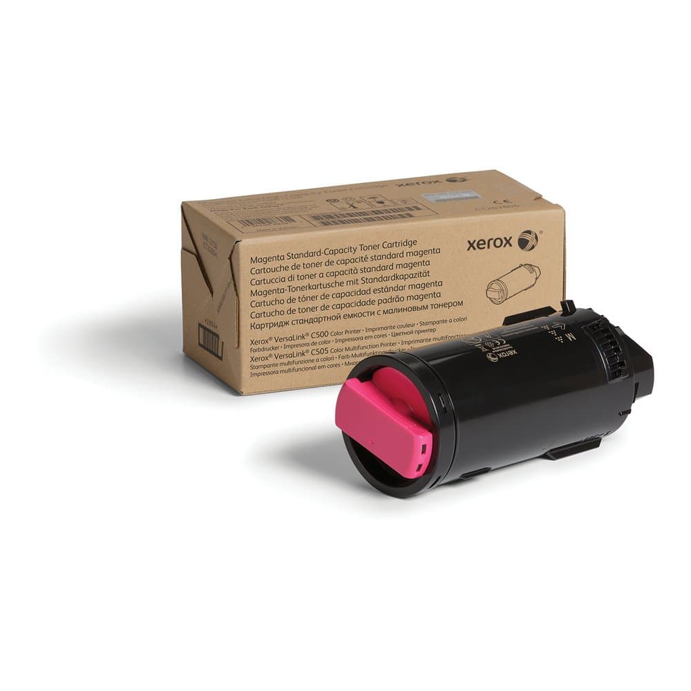 Xerox 106R03860, Magenta Standard Capacity Toner, 2,400 Pages, VersaLink C500/C505