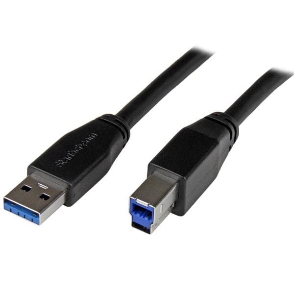 StarTech USB 3.0 Active Cable, USB-A to USB-B, 5m, 5 Gbps