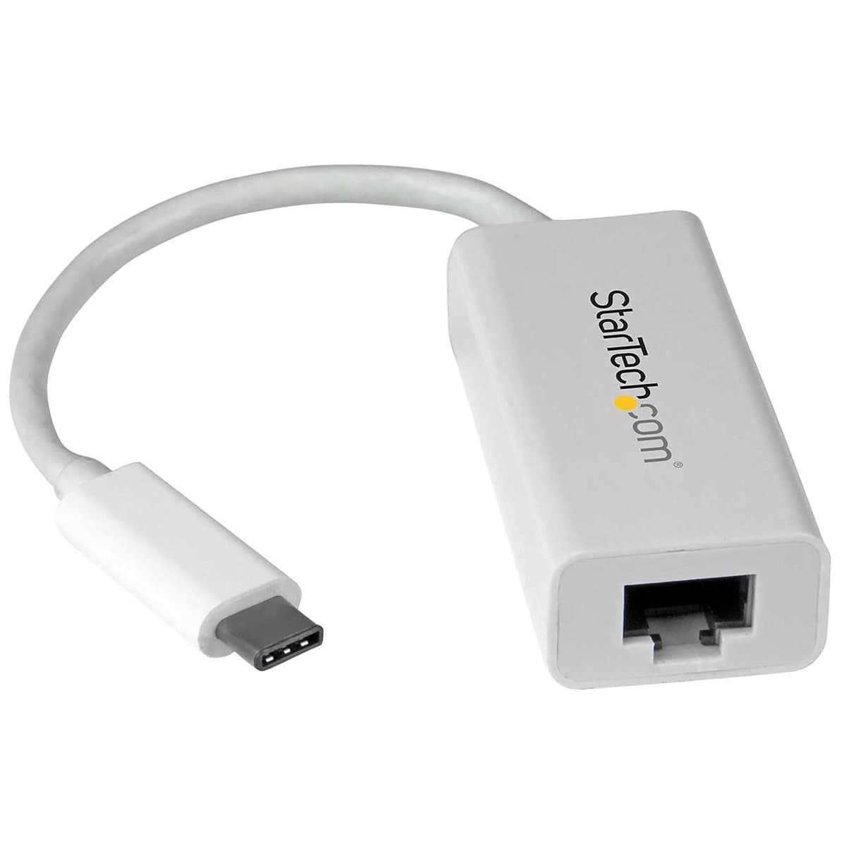 StarTech USB-C to Gigabit Ethernet Adapter, 5 Gbps, Wired, White