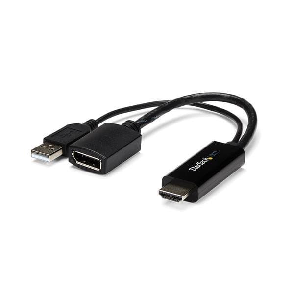 StarTech 1N1566, HDMI to DisplayPort Adapter, 4K 30Hz, USB-Powered