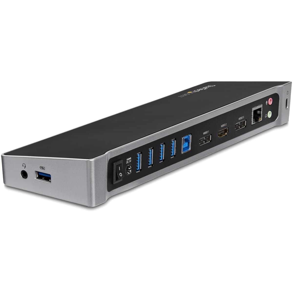 StarTech USB 3.0, Docking Station, Triple-Monitor, 4K, Gigabit Ethernet