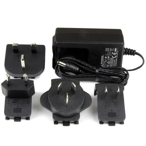 StarTech DC Power Adapter, 9V, 2A, 100-240V Input, Universal