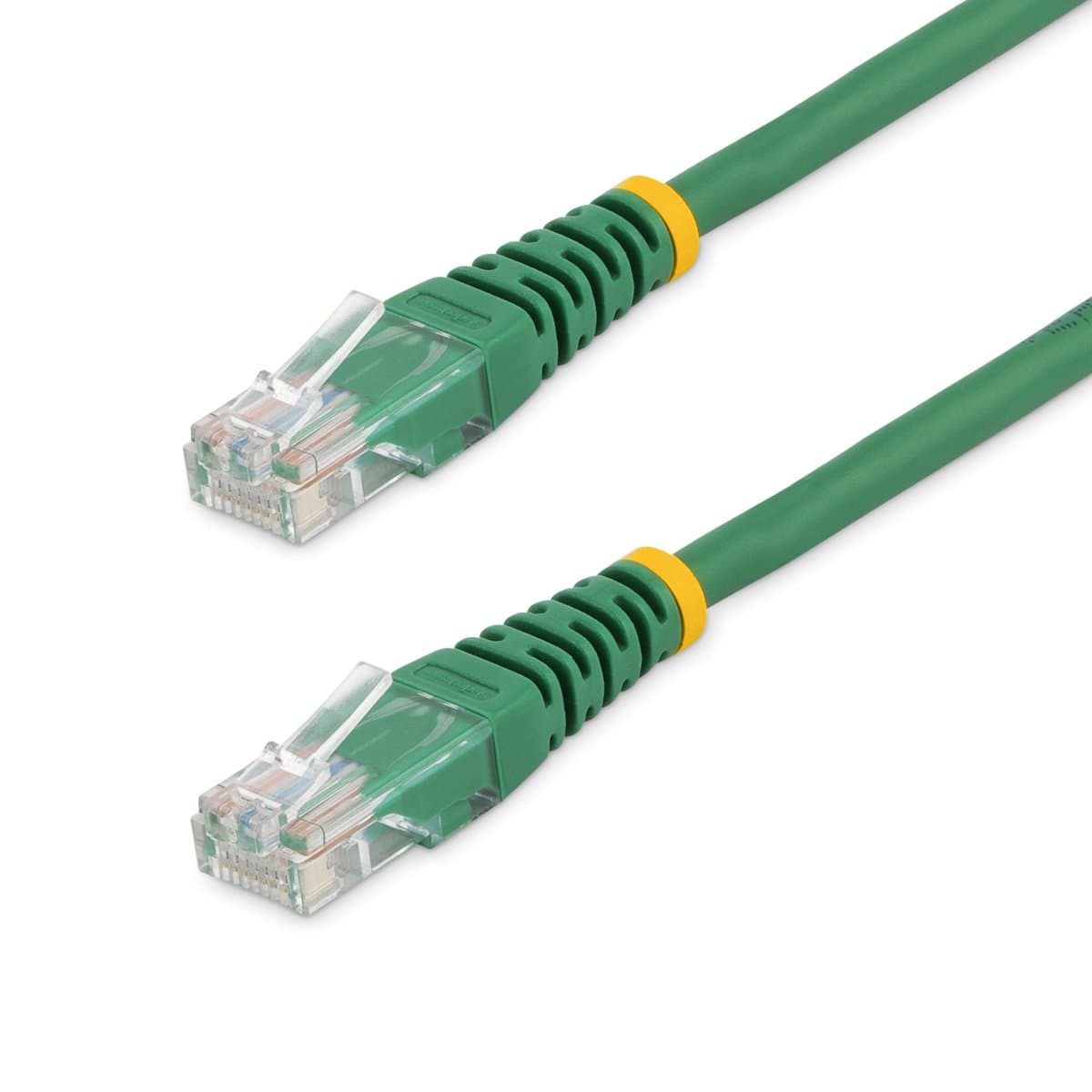 StarTech Cat5e Patch Cable, 3 ft, Green, 100 Mbps, PoE