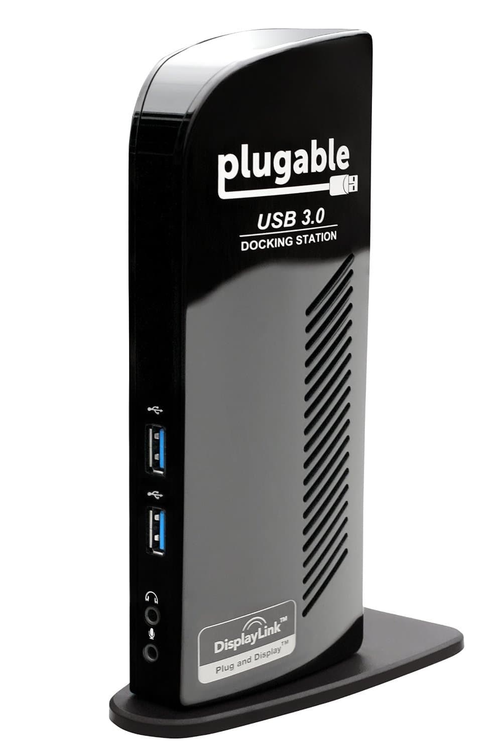 Plugable UD-3900 USB 3.0 Dock, Dual Monitor, 2560×1440 HDMI, Gigabit Ethernet