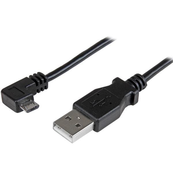 StarTech Micro-USB Right-Angle Charge-Sync Cable, 6 ft, USB 2.0, 24 AWG