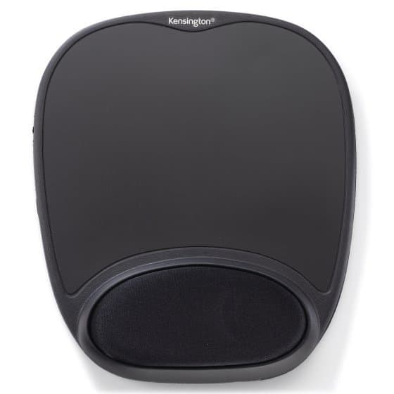 Kensington Comfort Gel Mouse Pad, Wrist Rest, Non-slip Base, Black