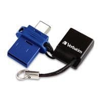 Verbatim Store 'n' Go 32 GB Flash Drive, USB-A/USB-C, 3.2 Gen 1