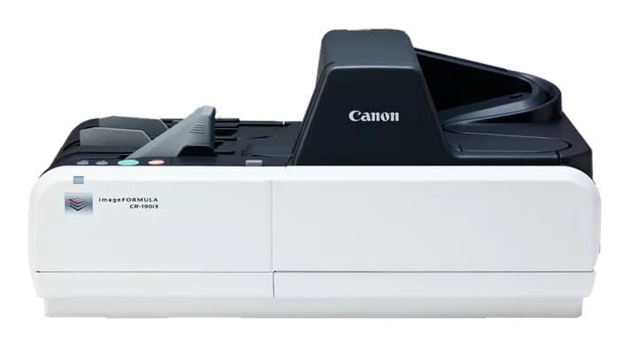 Canon imageFORMULA CR-190i II Check Scanner, 190 Items/Minute, 250-Item ADF, Countertop