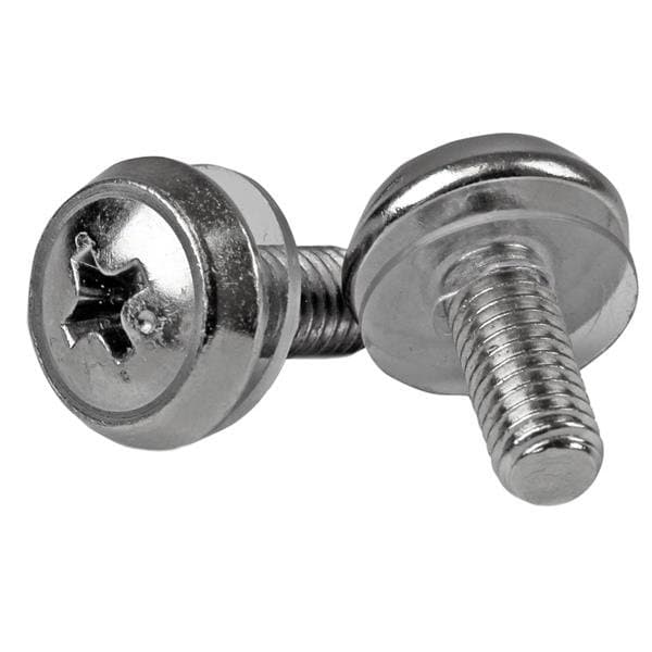 StarTech M5 × 12mm Mounting Screws, 100-Pack, Stainless Steel, TAA Compliant