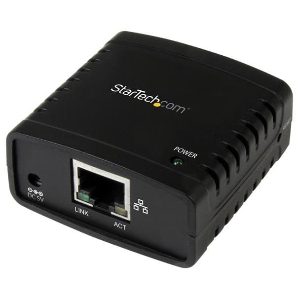 StarTech USB Print Server, Printer Sharing, 10/100 Mbps, USB 2.0