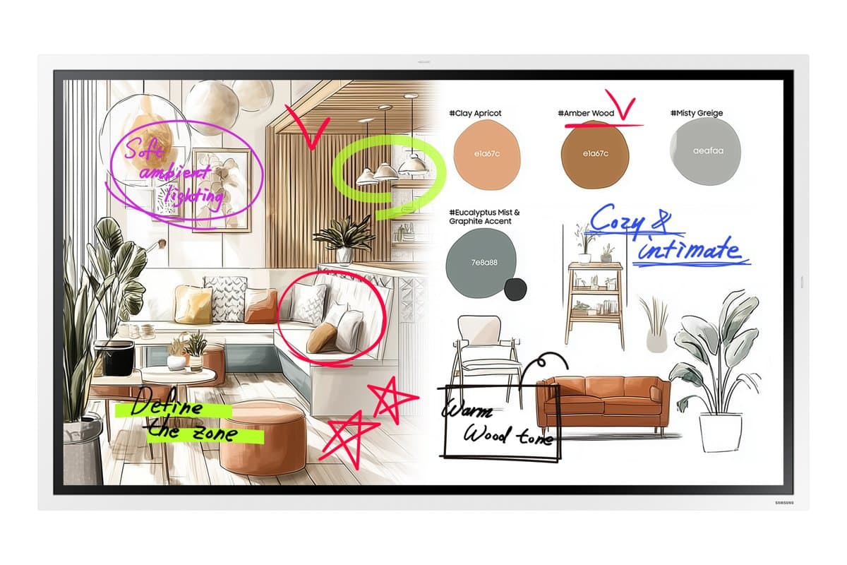 Samsung Pro-Av Flip 55in Collaborative Display Manufactured In Vietnam