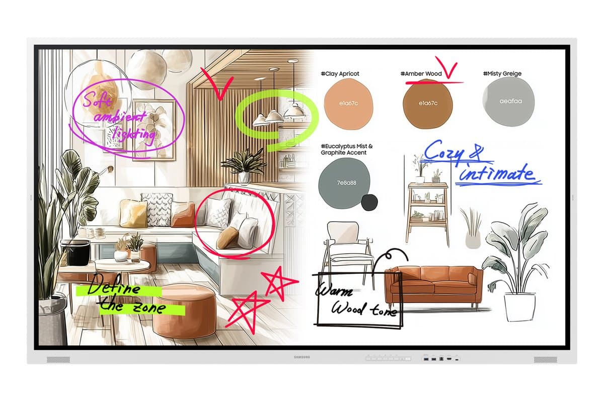 Samsung Pro-Av Flip 85in Collaborative Display Manufactured In Vietnam