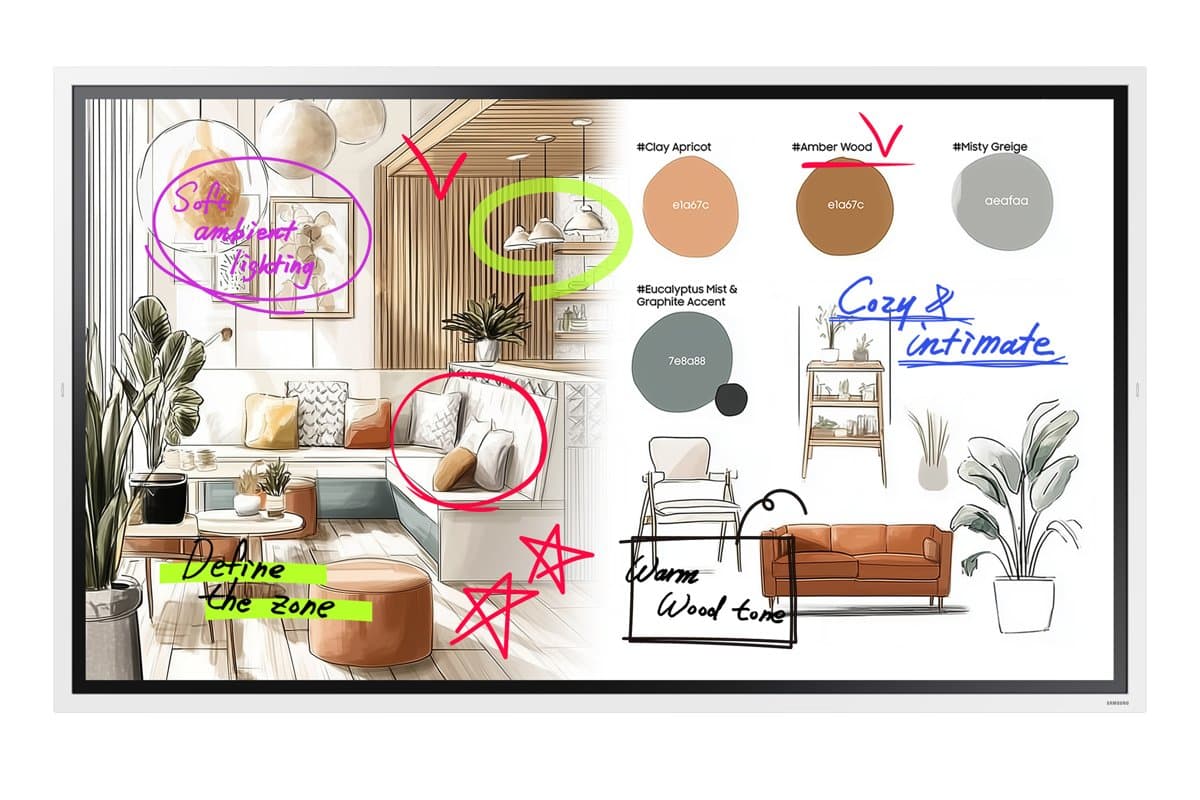 Samsung Pro-Av Flip 65in Collaborative Display Manufactured In Vietnam